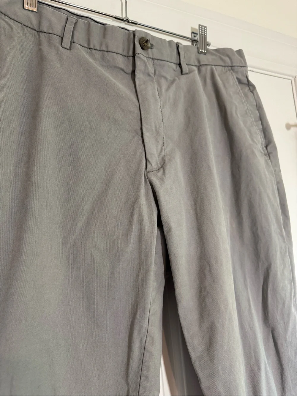 Banana Republic Light Gray Men's Chinos